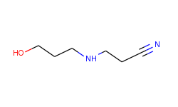 3-[(3-hydroxypropyl)amino]propanenitrile