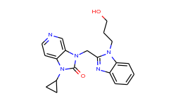 1-cyclopropyl-3-[1-(3-hydroxypropyl)-1h-benzimidazol-2-ylmethyl]-2,3-dihydro-1h-imidazo[4,5-c]pyridi