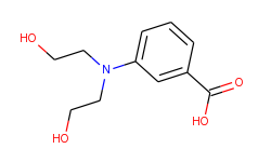 3-[bis(2-hydroxyethyl)amino]benzoic acid
