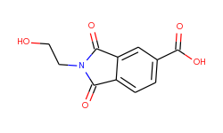 2-(2-hydroxyethyl)-1,3-dioxo-2,3-dihydro-1h-isoindole-5-carboxylic acid