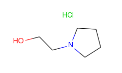 1-pyrrolidineethanol hcl