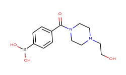 4-(4-(2-hydroxyethyl)piperazine-1-carbonyl)phenylboronic acid