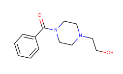 2-(4-benzoyl-1-piperazinyl)ethanol