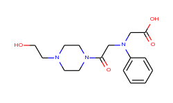 [{2-[4-(2-hydroxyethyl)piperazin-1-yl]-2-oxoethyl}(phenyl)amino]acetic acid