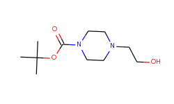 1-Piperazinecarboxylic acid, 4-(2-hydroxyethyl)-, 1,1-dimethylethyl ester