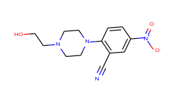 2-[4-(2-hydroxyethyl)piperazin-1-yl]-5-nitrobenzonitrile