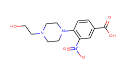 4-[4-(2-hydroxyethyl)-1-piperazinyl]-3-nitrobenzoic acid
