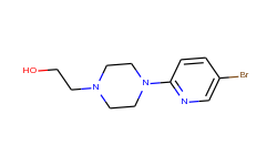 2-[4-(5-bromo-2-pyridinyl)-1-piperazinyl]-1-ethanol