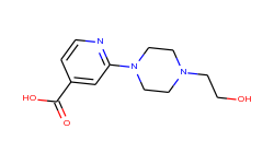 2-[4-(2-hydroxyethyl)-1-piperazinyl]-isonicotinic acid