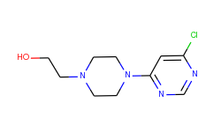 2-[4-(6-chloro-4-pyrimidinyl)-1-piperazinyl]-1-ethanol
