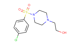 2-{4-[(4-chlorophenyl)sulfonyl]piperazino}-1-ethanol