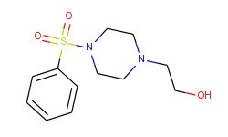 2-[4-(phenylsulfonyl)piperazino]-1-ethanol