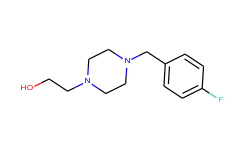 1-(4-fluorobenzyl)-4-(2-hydroxyethyl)piperazine