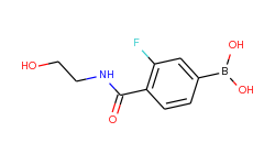 n-(2-hydroxyethyl) 4-borono-2-fluorobenzamide