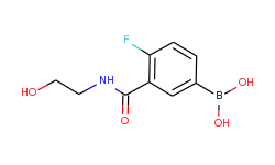 4-fluoro-3-(2-hydroxyethylcarbamoyl)phenylboronic acid