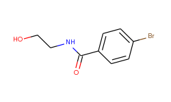 4-bromo-n-(2-hydroxyethyl)benzenecarboxamide