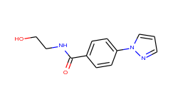 n-(2-hydroxyethyl)-4-(1h-pyrazol-1-yl)-benzenecarboxamide