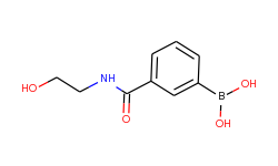 3-(2-hydroxyethylcarbamoyl)phenylboronic acid