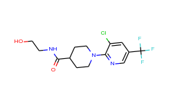1-[3-chloro-5-(trifluoromethyl)-2-pyridinyl]-n-(2-hydroxyethyl)-4-piperidinecarboxamide