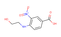 4-[(2-hydroxyethyl)amino]-3-nitrobenzoic acid