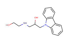 1-carbazol-9-yl-3-(2-hydroxy-ethylamino)-propan-2-ol