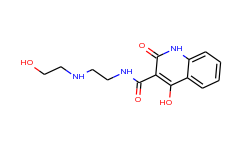 4-hydroxy-2-oxo-1,2-dihydro-quinoline-3-carboxylic acid [2-(2-hydroxy-ethylamino)-ethyl]-amide