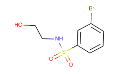 3-bromo-n-(2-hydroxyethyl)benzenesulfonamide
