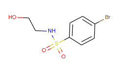 n-(2-hydroxyethyl) 4-bromobenzenesulfonamide