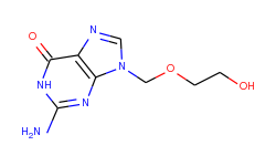 6H-Purin-6-one, 2-amino-1,9-dihydro-9-[(2-hydroxyethoxy)methyl]-