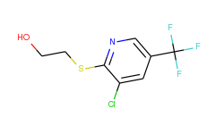 2-(3-chloro-5-(trifluoromethyl)pyridin-2-ylsulfanyl)ethanol