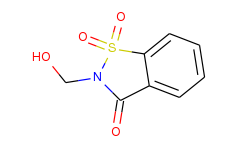 n-hydroxymethylsaccharin