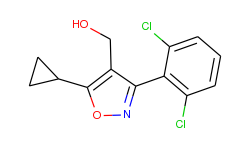 (5-cyclopropyl-3-(2,6-dichlorophenyl)isoxazol-4-yl)methanol