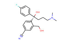 (S)-4-(4-(Dimethylamino)-1-(4-fluorophenyl)-1-hydroxybutyl)-3-(hydroxymethyl)benzonitrile