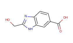 1H-Benzimidazole-6-carboxylicacid, 2-(hydroxymethyl)-