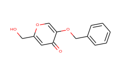 4H-Pyran-4-one, 2-(hydroxymethyl)-5-(phenylmethoxy)-
