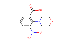 3-[hydroxy(oxido)amino]-2-morpholin-4-yl-benzoic acid
