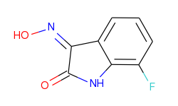 7-fluoro-3-(hydroxyimino)indolin-2-one