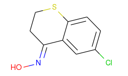 6-chloro-2,3-dihydro-4h-thiochromen-4-one oxime