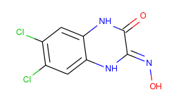 6,7-dichloro-1,4-dihydro-2,3-quinoxalinedione 2-oxime