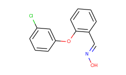 2-(3-chlorophenoxy)benzenecarbaldehyde oxime