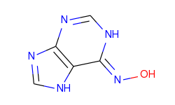 6H-Purin-6-one, 1,7-dihydro-, oxime