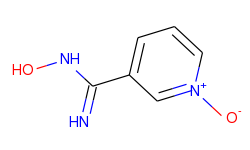 3-Pyridinecarboximidamide, N-hydroxy-, 1-oxide