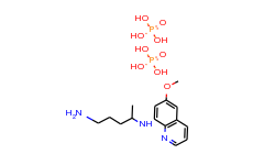 1,4-Pentanediamine, N4-(6-methoxy-8-quinolinyl)-, phosphate (1:2)