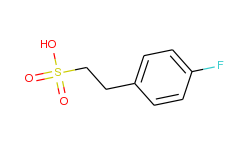 2-(4-fluorophenyl)ethanesulfonic acid