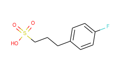 3-(4-fluorophenyl)propane-1-sulfonic acid