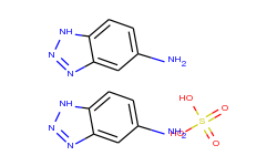 Bis(1H-benzotriazol-5-amine) sulphate