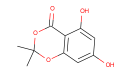 4H-1,3-Benzodioxin-4-one, 5,7-dihydroxy-2,2-dimethyl-