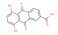 2-Anthracenecarboxylic acid, 9,10-dihydro-5,8-dihydroxy-9,10-dioxo-