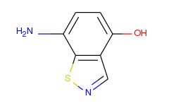 1,2-Benzisothiazol-4-ol, 7-amino-