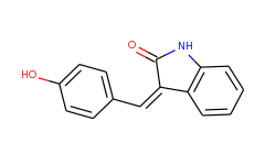 3-(4-Hydroxybenzylidenyl)indolin-2-one